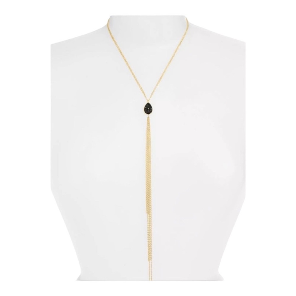 SONYA RENÉE BAILEY DRUSY TASSEL Y-NECKLACE - BRAND NEW, NO BOX/POUCH